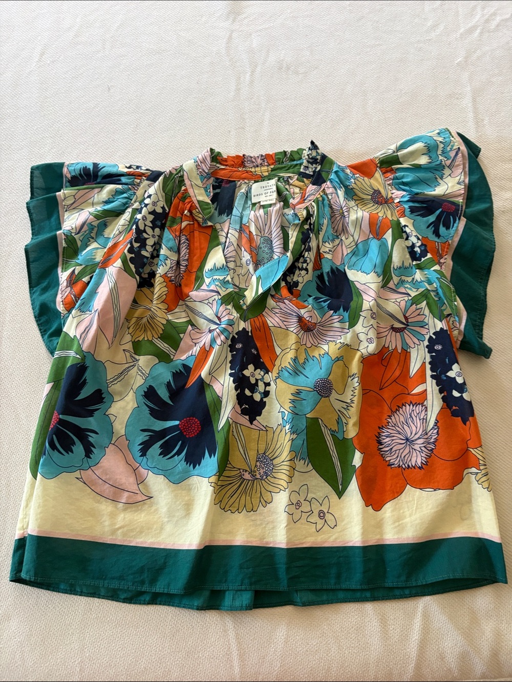 Trovata Birds of Paradise xs clover blouse - Picture 5 of 5